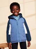 Jacke mit Kapuze in blaugrau FRABLOCAGE / 23E3PG53BLO717