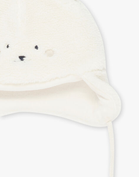 Weiße Mütze aus Kunstpelz mit Teddybärgesicht DIOLIVER / 22H4BGM1BON001