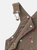Brown DUNGAREES NAEMILIE / 25H1BFL1SAL821