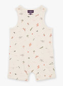 Kurzer Jumpsuit in Rohkostoptik mit Animalprint FATANGUY / 23E1BGP1SAL007