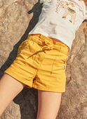 Senfgelbe Shorts aus Baumwolle und Leinen FOSHOETTE 2 / 23E2PFP2SHOB106