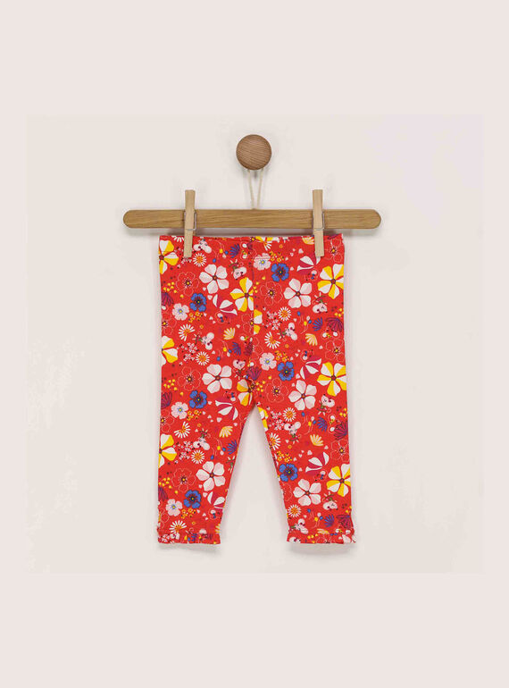 Rote Leggings mit Motiv RAFEE / 19E4BFC1CALF505