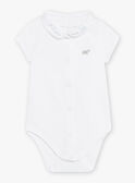Gemischte Geburt grün Bloomer und Kragen Bodysuit in ecru COLOAN / 22E0CMI1ENS203