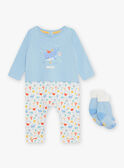 Baby Junge Wal-Strampler und Söckchen CEIACOB / 22E5BG51GREC232