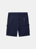 Shorts aus Fleece in Marineblau KLONOAGE / 24E3PGS2BERC234