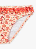 Badeanzugset in Melonenrot mit Blumenprint KLUPAETTE / 24E4PFG3D4LE403