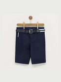 Marineblaue Bermuda Shorts RITOSAGE / 19E3PGF1BER070