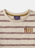 Gestreiftes T-Shirt  MACRAGE / 25E3PG72TML114