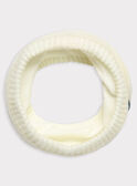 Baby-Snood kraus rechts gestrickt für Jungen, beige TAALEX / 20E4BGB1SNO632