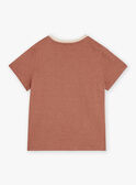 Haselnussbraunes T-Shirt mit kurzen Ärmeln FLIBAGE / 23E3PGP2TMC821
