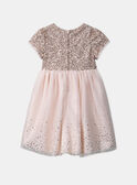 Kleid aus Tüll mit Pailletten MREBAMETTE / 25E2PFL6ROB415