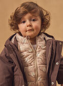 2-in-1-Parka mit langen Ärmeln in Braun oder Beige mit Bärenprint, Baby, Jungen NINATHAN / 25H1BGE1PAR816