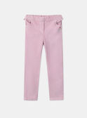 Rosafarbene Samthose LADOSETTE / 24H2PFQ1PAND329