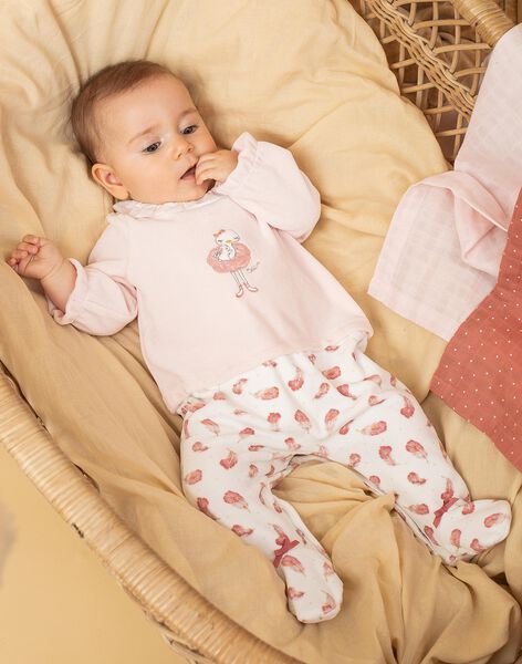 Schlafanzug aus Velours für Baby-Mädchen 22H0NF13GRE307