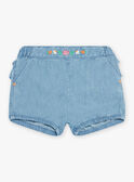 Baby Mädchen blaue Jeansshorts CAPHILIPA / 22E1BFM1SHOP272