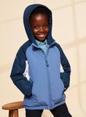 Jacke mit Kapuze in blaugrau FRABLOCAGE / 23E3PG53BLO717