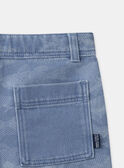 Bermuda-Shorts mit Hai-Motiv MLUOCHAGE / 25E3PGQ2BERP272