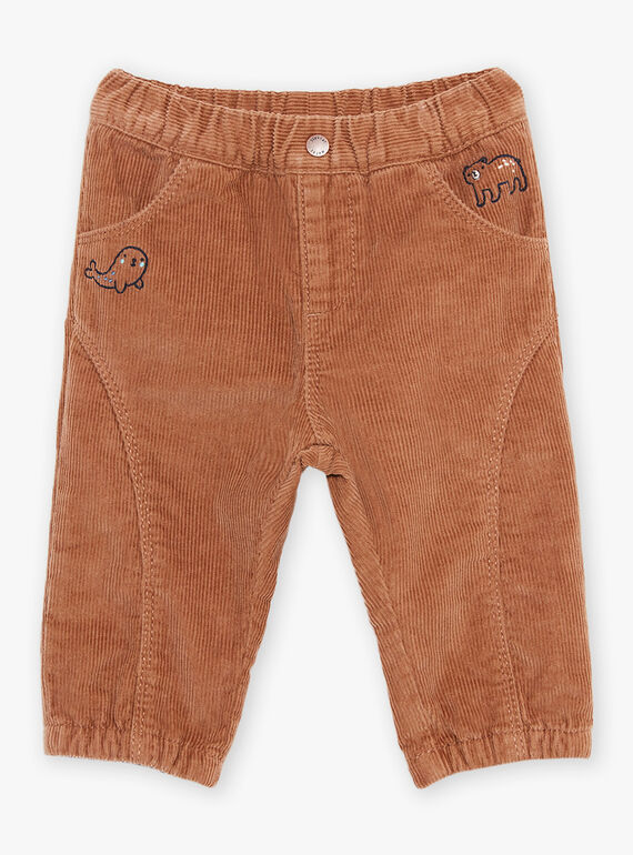 Braune Cordhose DASCOTT / 22H1BGY1PAN804