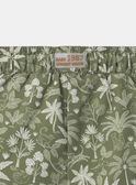 Badeshorts in Khaki mit Dschungelmotiven  MISACHA / 25E4BGC1MAI626