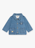 Baby Junge blaue Jeansjacke CAOSCAR / 22E1BGJ1GILP272