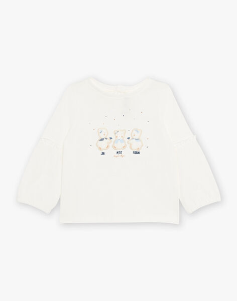 T-Shirt mit langen Ärmeln ecru DARACHEL / 22H1BFY1TEE001