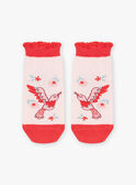 Nudefarbene Socken mit Vogelmuster FLUZOETTE / 23E4PFQ1SOBD319