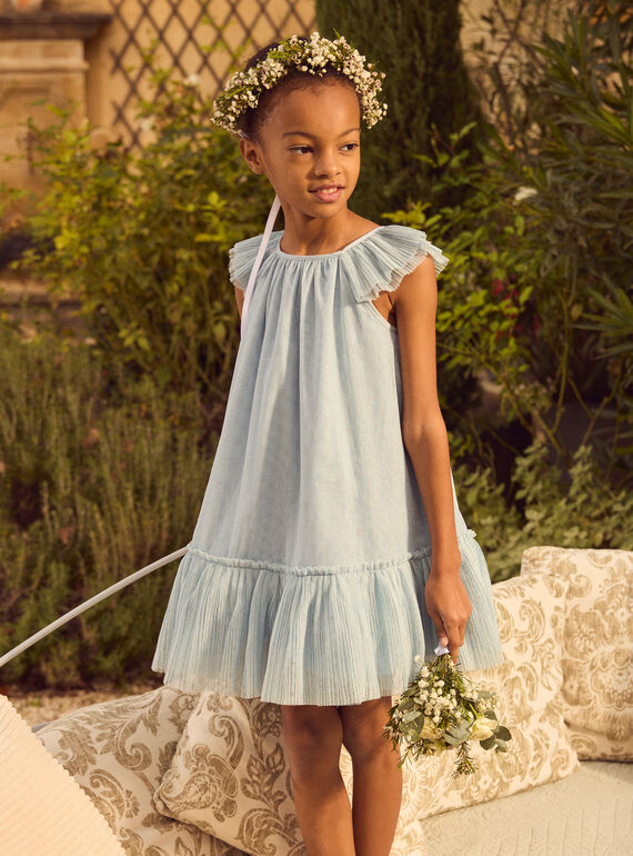 Kleid aus mit Pailletten besetztem Tüll MRETULETTE / 25E2PFL8ROB020