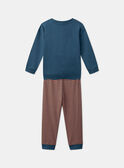 Pyjama aus angerautem Molton mit Waldtieren LUISPOAGE / 24H5PG36PYJ714