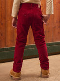 Rote Samthose LAROVAGE / 24H3PGR2PAN501