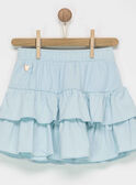 Turquoise Skirt NABOPETTE7 / 18E2PFO2JUPC216