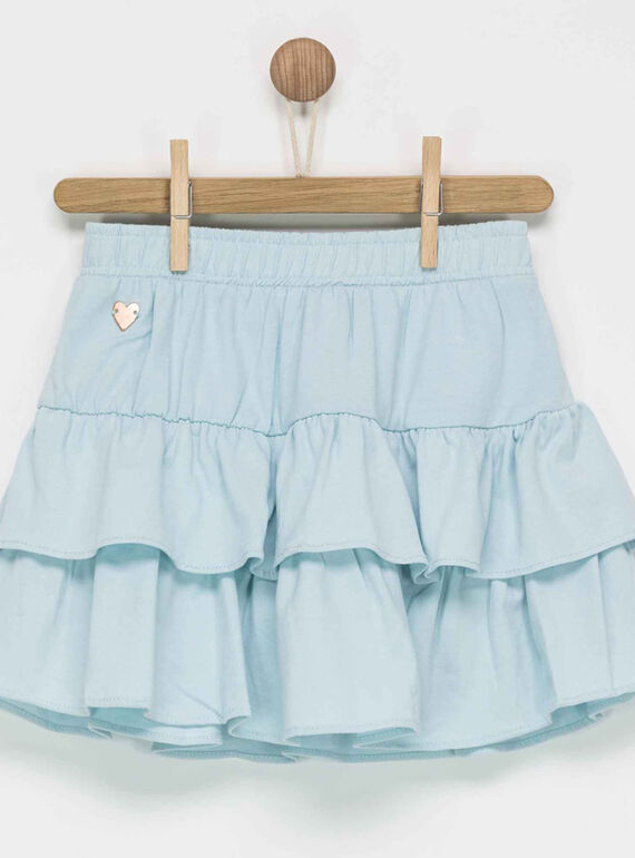 Turquoise Skirt NABOPETTE7 / 18E2PFO2JUPC216