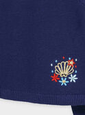 Marineblaue Strickjacke REROETTE / 19E2PFE1CAR070