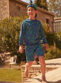 Blaue Bermudashorts LACOAGE / 24H3PGI2BER703