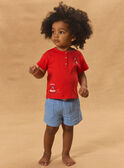 Rotes T-Shirt mit Krebs und Hummer MAVASCO / 25E1BGQ1TMC050