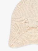 beige Strickmütze FRABONETTE / 23E4PF51BON808