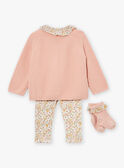 Set aus Oberteil, Hose und Socken in Rosa LOELYS / 24H0CF11ENS312