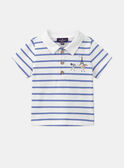 Gestreiftes Poloshirt KAOXOU / 24E1BGN1POL001