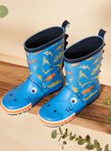 Blaue Gummistiefel mit Dinosaurier-Print FEPLUIAGE / 23N10PG11D0C208