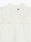 Langärmelige Bodysuit-Bluse in Ecru GAKOKO / 23H1BFH2BOD001