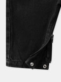 Schwarze Denim-Latzhose LAFLAVIEN / 24H1BGK1SALK003