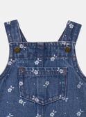 Trägerkleid aus geblümtem Denim MABERTILLE / 25E1BF71CHSK005