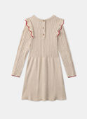Besticktes Strickkleid LALORETTE / 24H2PFR3ROB006