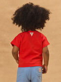 Rotes T-Shirt mit Krebs und Hummer MAVASCO / 25E1BGQ1TMC050