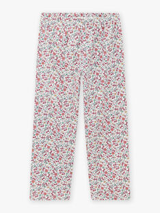 Pyjama-Set für Mädchen aus rosa Samt mit Katzenmotiv BEBICOETTE / 21H5PF71PYJD329