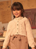 Rosa Strickjacke LICHENETTE / 24H2PFK1CARD319