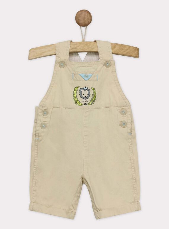 Kurze beige Latzhose RYBRISTON / 19E1BGR1SAC806