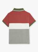 Colorblock-Poloshirt mit Dinosaurier FRIPLAGE1 / 23E3PGD1POL628