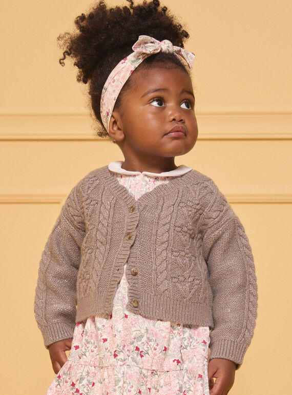 Cardigan mit Zopfmuster LANADIA / 24H1BFQ1CAR940