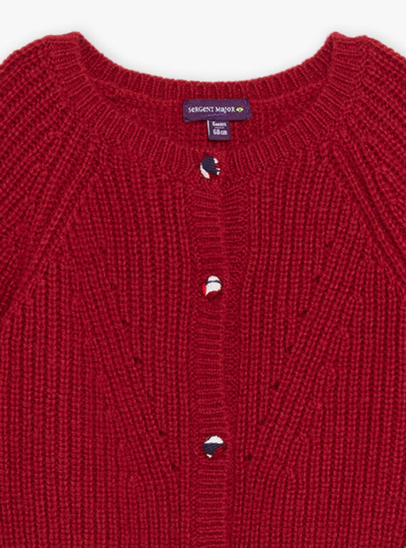 Rote Strickweste DAOLIVIA / 22H1BFX2CARF526