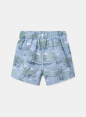 Gemusterte Badeshorts  MRUPALMAGE / 25E4PGC9MAI205